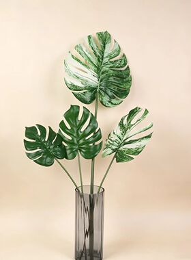 人造植物龟背叶手感逼真家居装饰商场景观大型假绿植仿真花艺道具