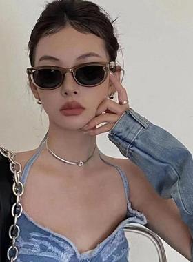 英国 Cherry Koko橄榄绿猫眼墨镜女显小脸凹造型遮阳街拍太阳眼镜