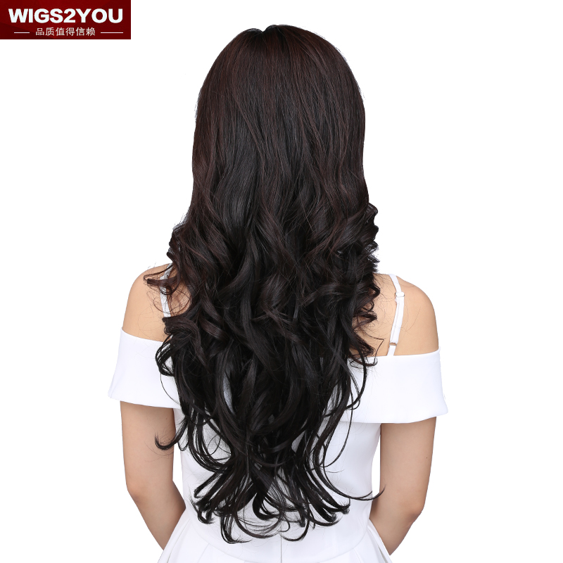 wigs2you女假发接发片 时尚卷发增厚补发假发片 一片式波浪卷发片 - 图3