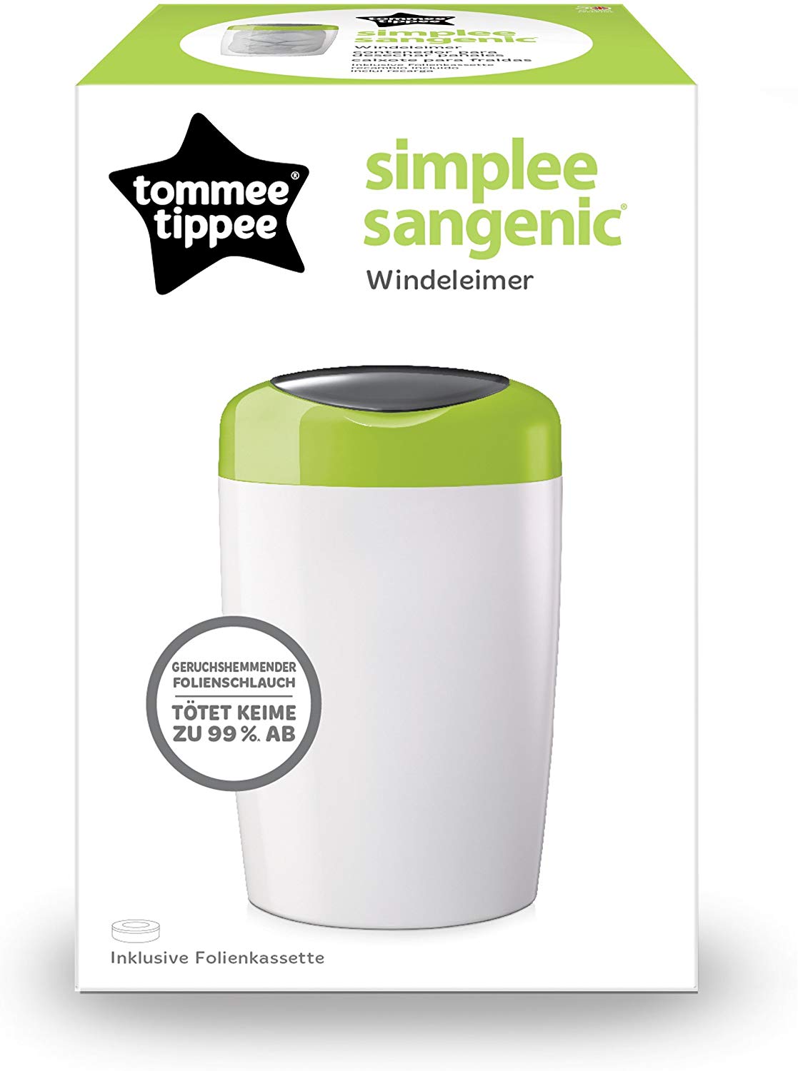 Tommee Tippee Simplee Sangenic Nappy Disposal Container - 图0