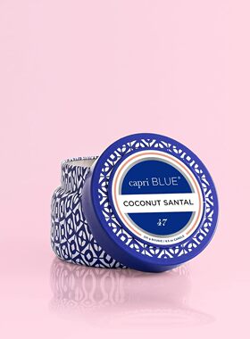 Capri Blue Printed Travel Tin Jar Candle