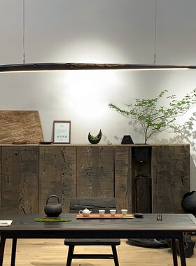 野木侘寂风禅意茶室吊灯孤品创意