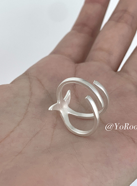 海边度假风海星开口戒指女小众设计感高级食指戒精致百搭配饰指环