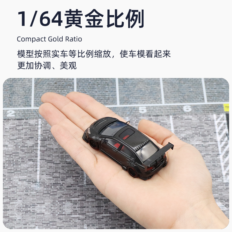 TM GDO 1:64本田思域CICVC FD2无限RR仿真合金汽车模型礼品收藏摆-图0