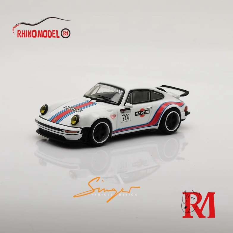 RM犀牛1:64保时捷Singer Turbo Study Cabriolet 930合金汽车模型-图3