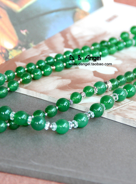 四叶长项链幸运石天然水晶