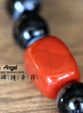 天然影子石手链10mm日本男本命年