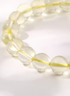 黄水晶手链女男东海水晶玛瑙玉髓