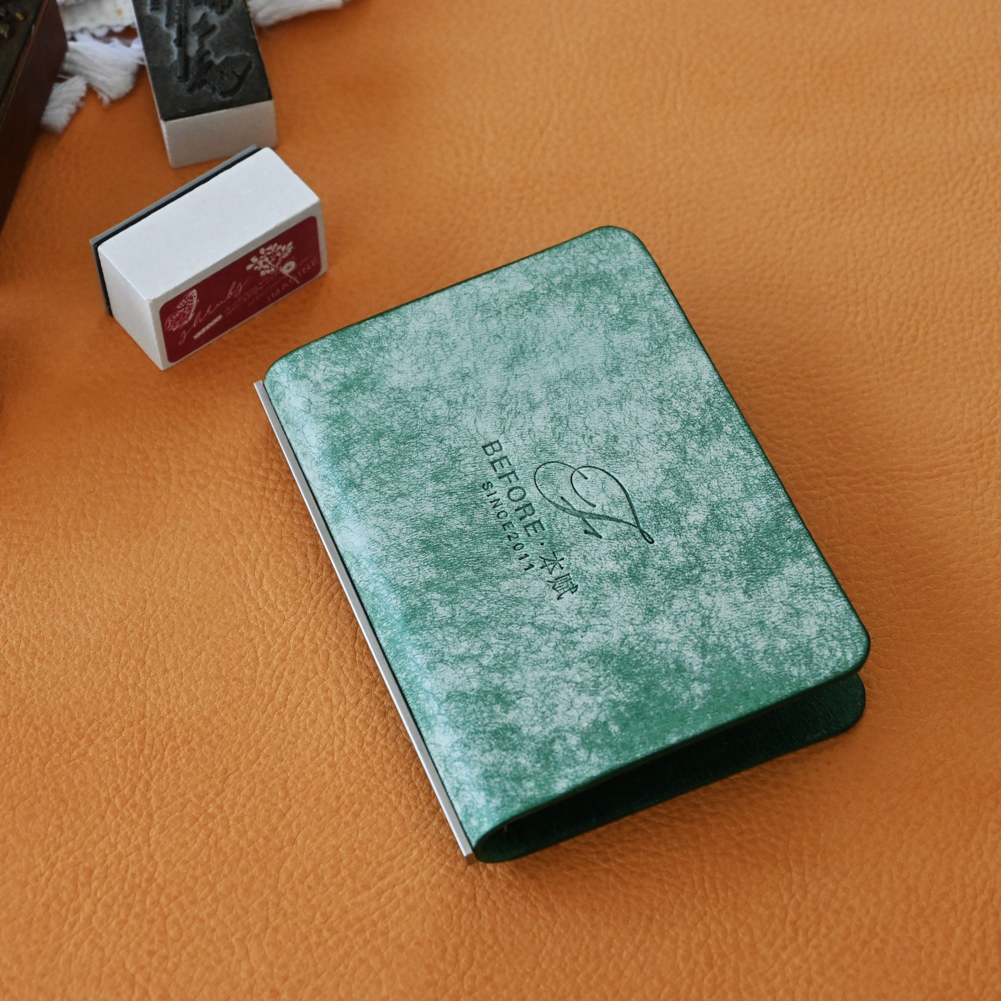 M5牛皮手账活页意大利雾蜡Margot Fog极简背条款A8记事日记计划本 - 图1