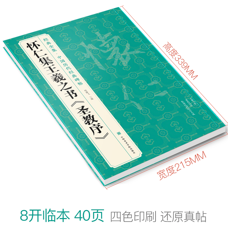 经典全集 怀仁集王羲之书《圣教序》行书字帖  中国历代经典碑帖临摹范本书法小楷书籍草书描红放大教程练字入门集字 杨建飞主编 - 图0