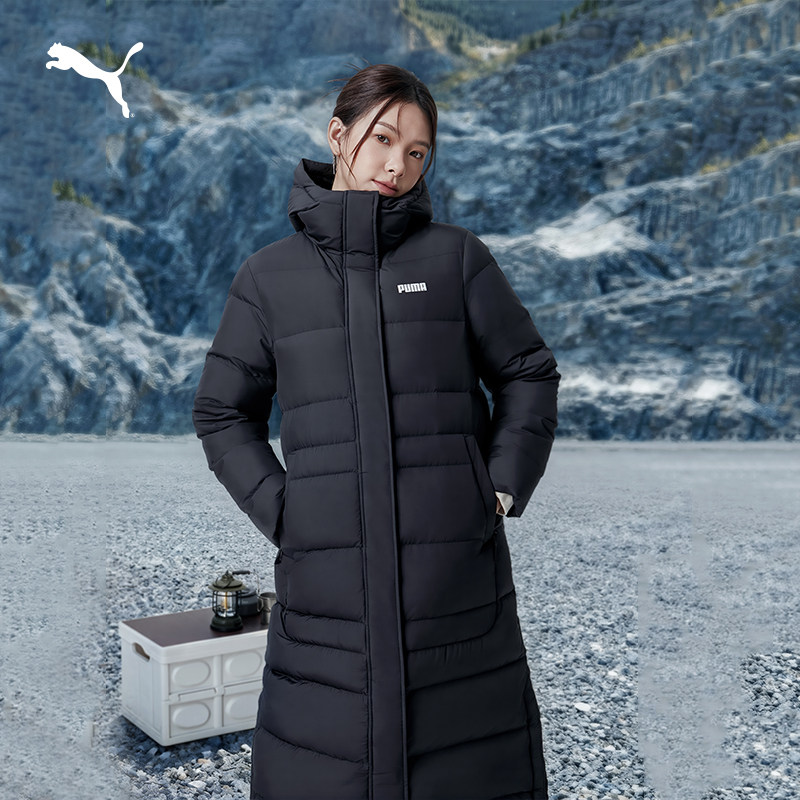 防风拒水700蓬90绒长款羽绒服女PUMA彪马冬季保暖鸭绒外套 692775,淘宝优惠券,粉丝福利购,淘宝优惠卷