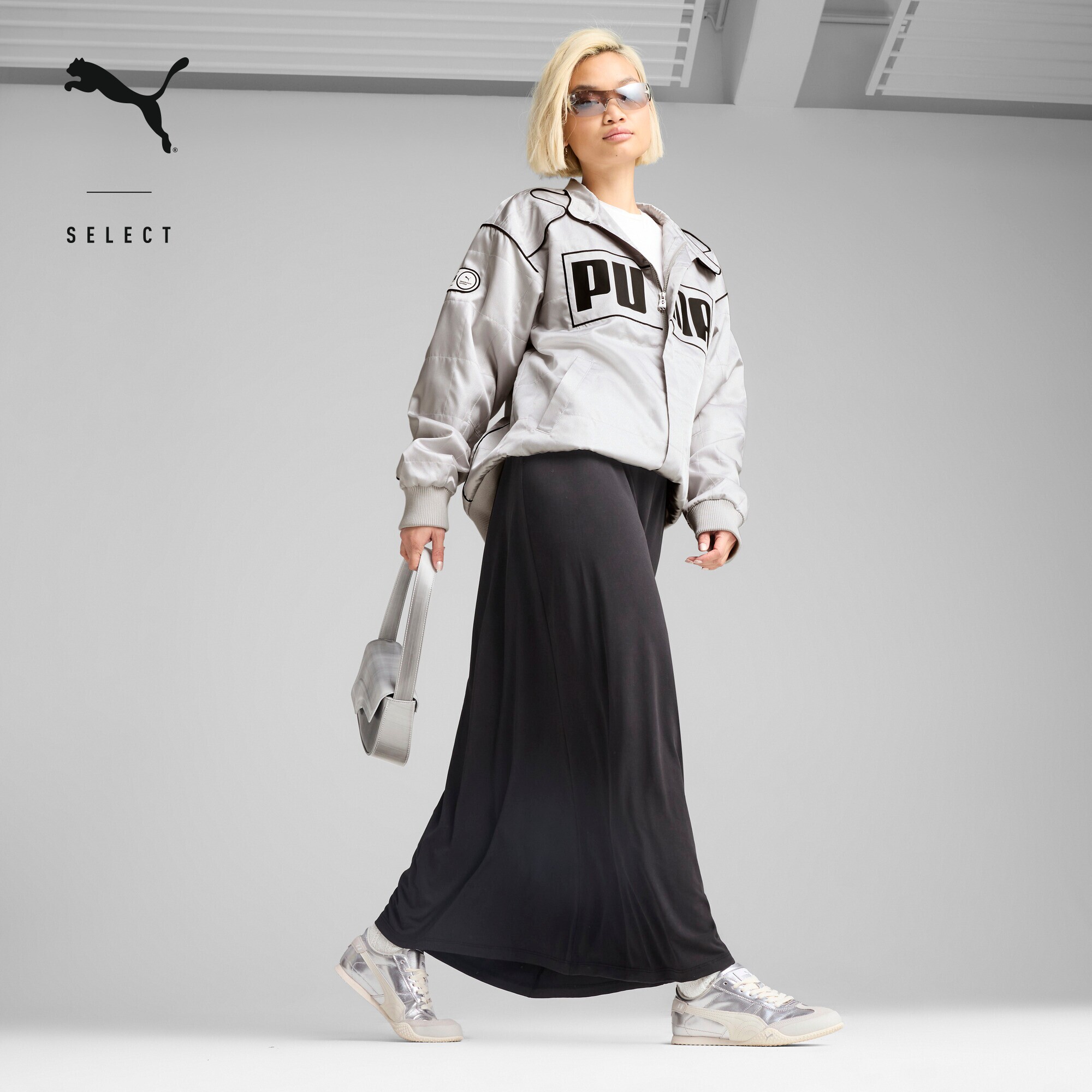 BELLA thin-soled shoes silver casual shoes PUMA Puma