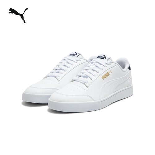 经典百搭透气小白鞋男女PUMA彪马新款春季休闲板鞋SHUFFLE 309668 - 图1