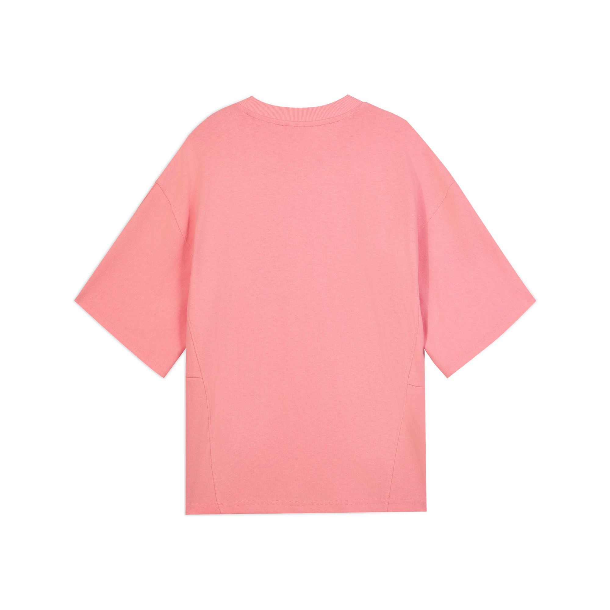 纯棉粉色简约短袖T恤男女情侣款PUMA彪马官方夏季运动上衣 631561,淘宝优惠券,粉丝福利购,淘宝优惠卷