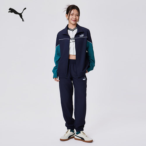 吸湿速干撞色休闲套装男女PUMA彪马官方轻量运动上衣裤子694079 - 图1
