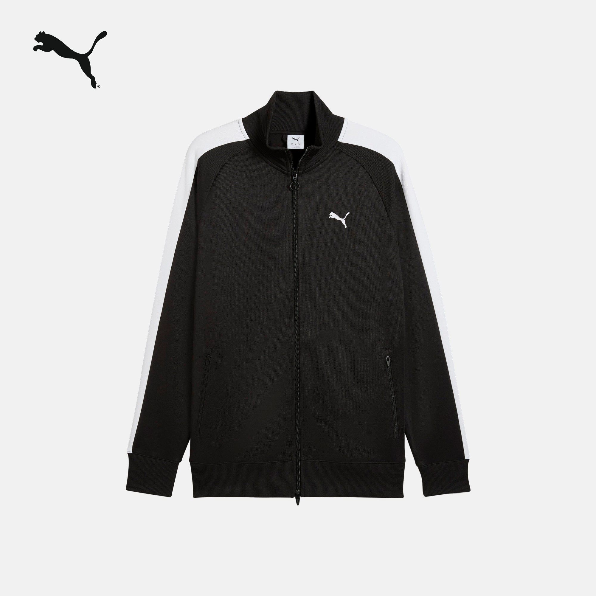 刘宪华同款|复古黑色经典T7立领运动夹克外套男款PUMA彪马 631858,淘宝优惠券,粉丝福利购,淘宝优惠卷