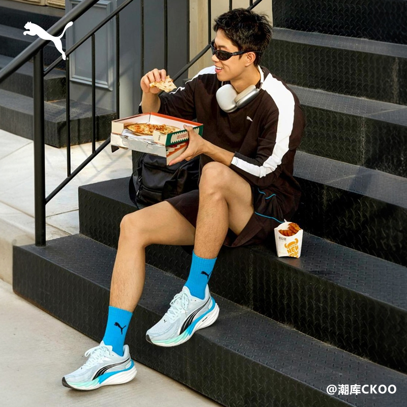 缓震透气竞速跑步鞋男子PUMA彪马官方新款运动鞋VELOCITY 312635 - 图3