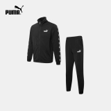 Puma, черный спортивный костюм подходит для мужчин и женщин, весенний лонгслив для отдыха, куртка, штаны, для бега, женский стиль