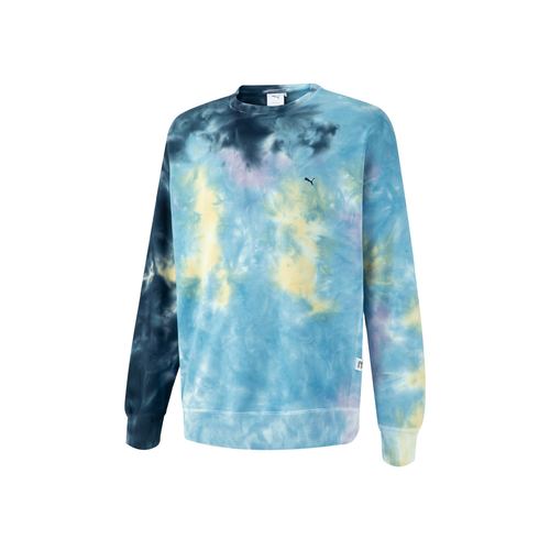 PUMA彪马官方新款男女同款情侣扎染圆领卫衣 MMQ TIE DYE 539579-图1