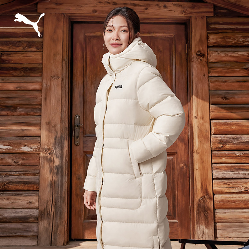 防风拒水700蓬90绒长款羽绒服女PUMA彪马冬季保暖鸭绒外套 692775,淘宝优惠券,粉丝福利购,淘宝优惠卷