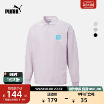 PUMA Puma Official Mens Retro Leisure Long sleeves POLO shirt 536075