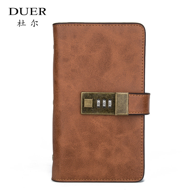 防盗刷多卡位密码锁男士女卡片包 duer卡包