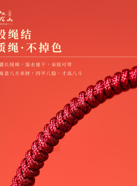 属蛇2025年牛猴保岁宋韶光朱砂本命年手机链生肖蛇太岁红绳手链