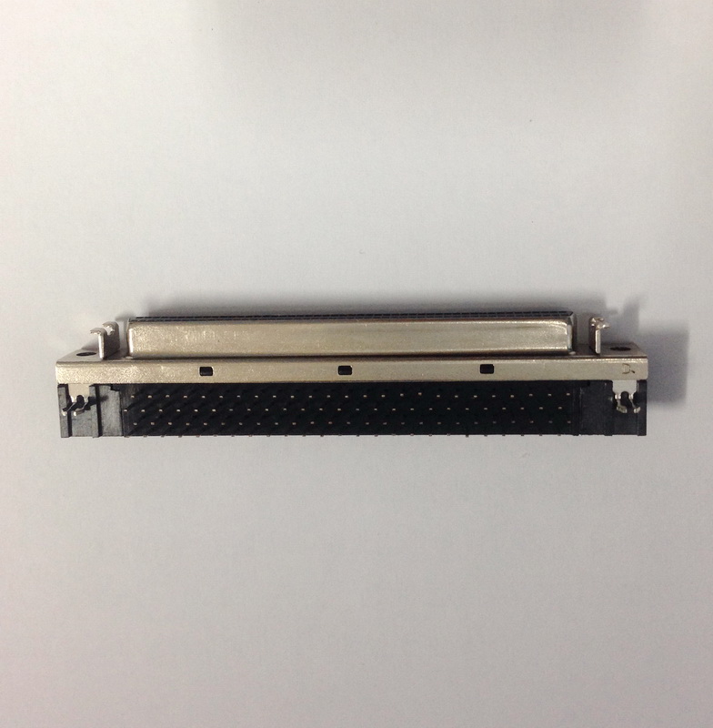 台湾孟莱司特SCSI 100PIN 90度弯脚 DB型母座 焊板式 接插件~ - 图0