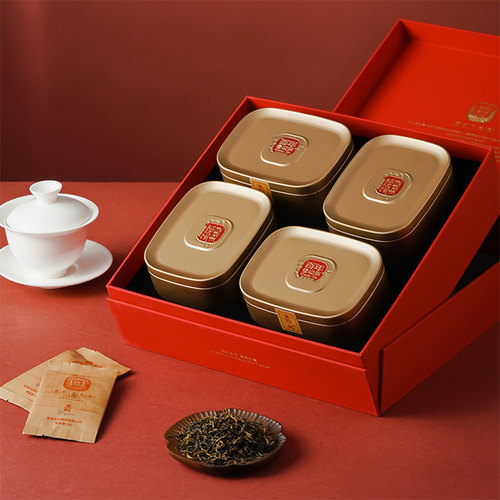 宜茶宜红工夫茶【宜韵地】礼盒特级红茶高档茶叶湖北宜昌红茶特产 - 图0