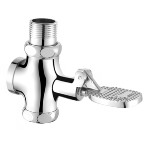 时龙 冲厕所开关蹲便器冲水阀延时阀脚踏阀大便冲洗阀脚踏式脚踩