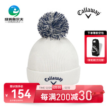 Callaaway Caravay Golf Lady Winter Hat Casual Sports Knitted Hat Breathable Warm Golf Ball Cap