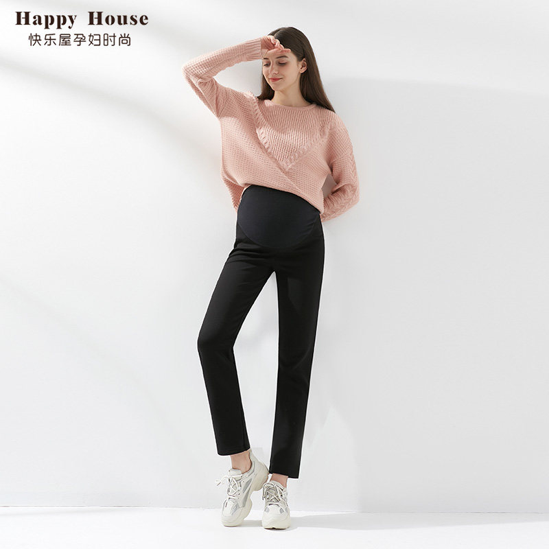快乐屋孕妇加绒长裤2026新款显瘦时尚大码孕妇打底裤外穿加厚冬装,淘宝优惠券,粉丝福利购,淘宝优惠卷