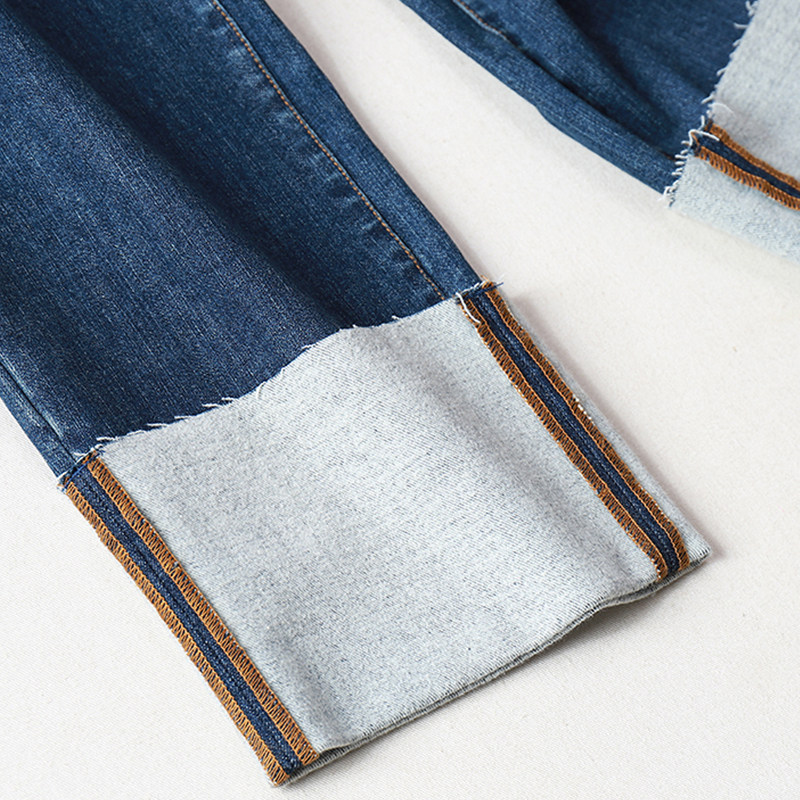 快乐屋孕妇2020新款冬装拉绒牛仔裤 快乐屋孕妇直筒裤