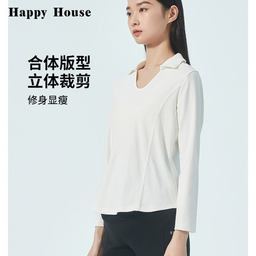 快乐屋高弹修身孕妇上衣春夏2026新款时尚卫衣春季T恤打底衣衬衫 - 图0