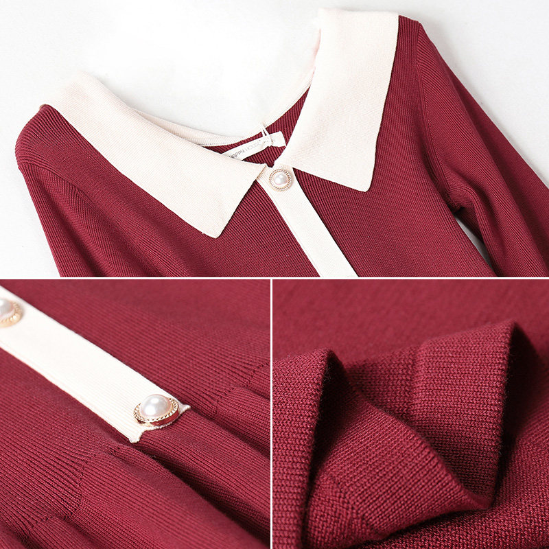 快乐屋孕妇连衣裙春节过年潮妈毛衣 快乐屋连衣裙