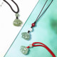 Miao Yun Hetian Jade Zodiac Rabbit Pendant Zodiac Dog Liuhe