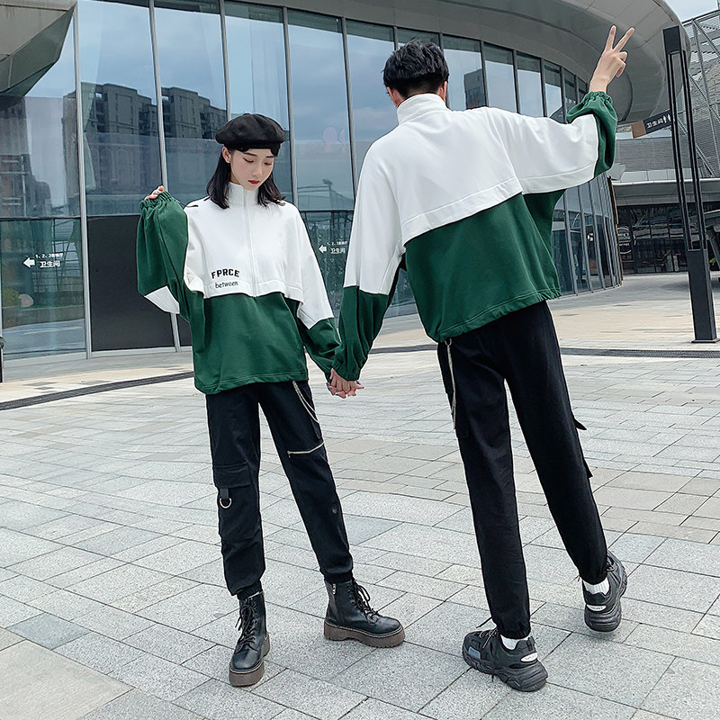 情侣装秋装ins超火港风运动卫衣 lynley卫衣/绒衫