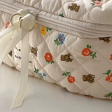 Милая вместительная и большая портативная сумка-органайзер для матери и ребенка, с медвежатами