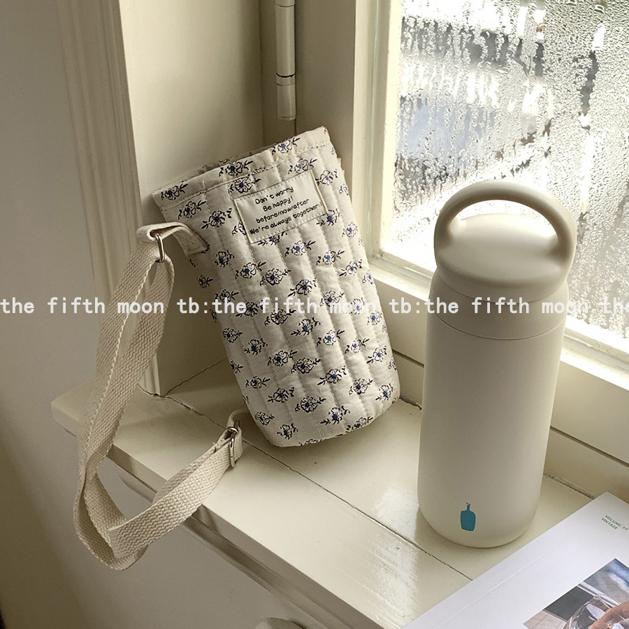 thefifthmoon可爱清新文艺简约布标绗缝杯袋杯套水杯袋,淘宝优惠券,粉丝福利购,淘宝优惠卷