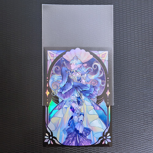 游戏王外胆卡套外套第三层磨砂保护套高透明牌套外胆保护套65x92 - 图0