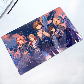 Card Mat Single BanG Dream ປີກສີດໍາແລະສີຂາວ WS Yu-Gi-Oh Pokémon Shadow Poem vg Card Mat Customized