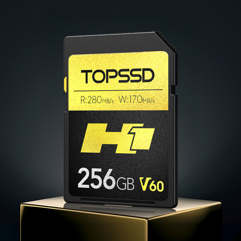 天硕（TOPSSD）高品质SD卡_H1双芯旗舰_相机内存卡_280MB/s_256GB-图1