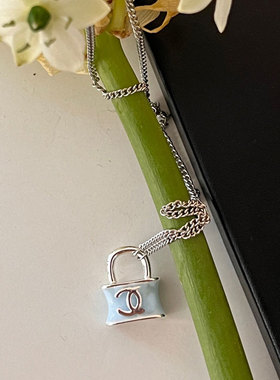 小锁原味好奶油色滴油项链