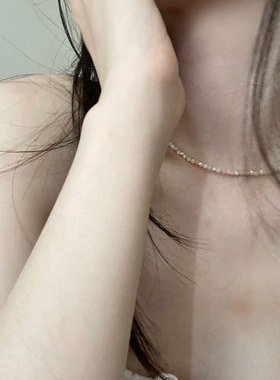 ins真贝珍珠项链高级感夏季