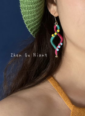 甄姑娘zhenguniang个性小众耳饰