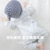 Youqi babyiesies mùa xuân và mùa thu mỏng nam tuổi đồ ngủ bé gái cotton dài tay dễ thương quần áo leo núi - Áo liền quần