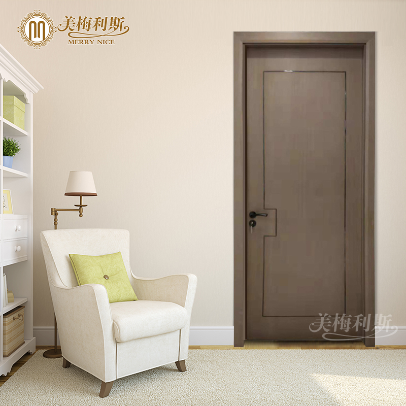 实木烤漆门室内门套装门房门实木复合门流行轻奢风K201