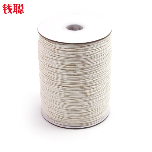 上蜡麻绳子 苎麻 白色麻蜡线 麻蜡线 蜡绳 小卷  吊牌线 纳鞋线 - 图0