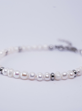 迷你天然淡水珍珠手链