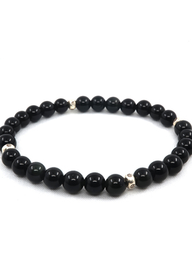 pohier/宝喜儿黑曜石情侣手串